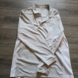 Men's Elegant White Striped Dress Pants